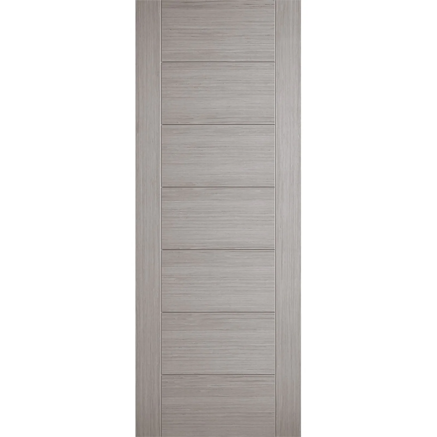 Hampshire Internal Prefinished Light Grey 7 Panel Door - 838 X 1981mm