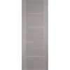 Vancouver Internal Prefinished Light Grey 5 Panel Fire Door - 762 X 1981mm