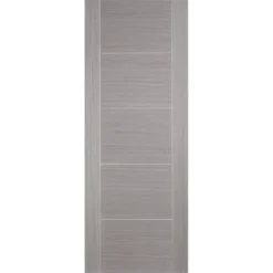 Vancouver Internal Prefinished Light Grey 5 Panel Fire Door - 762 X 1981mm