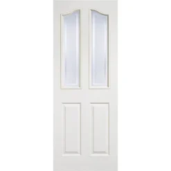 Mayfair Internal Primed White 2 Panel 2 Lite Door - 686 X 1981mm