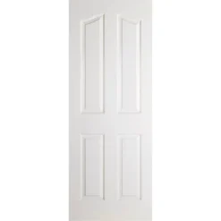 Mayfair Internal Primed White 4 Panel Door - 686 X 1981mm