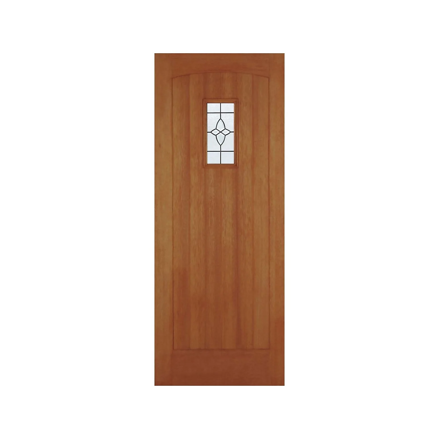 Cottage External Glazed Unfinished Hardwood 1 Lite Door - 838 X 1981mm
