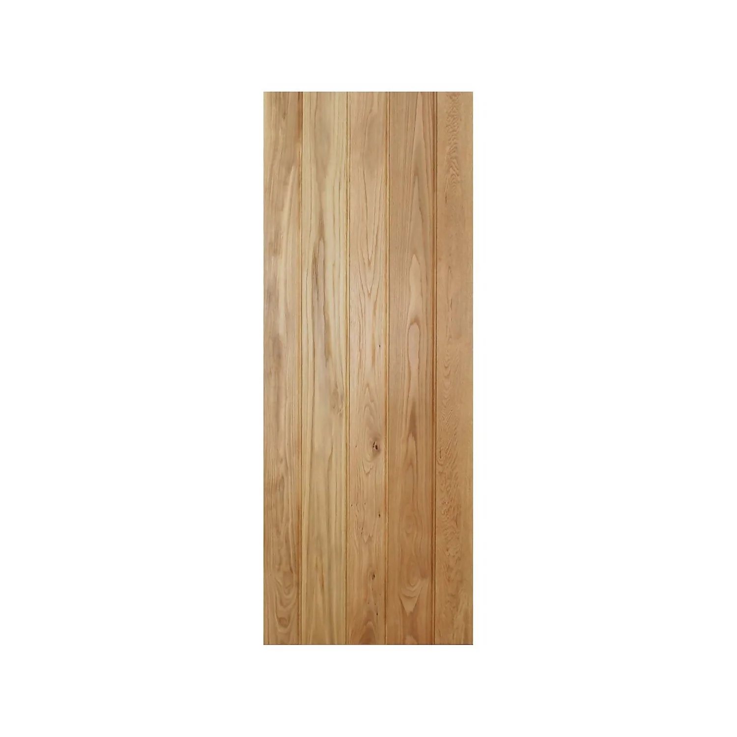 Button Bead Ledged Internal Unfinished Oak Door - 686 X 1981mm