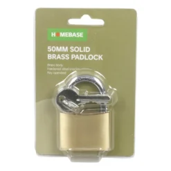 None Solid Brass Padlock 50mm