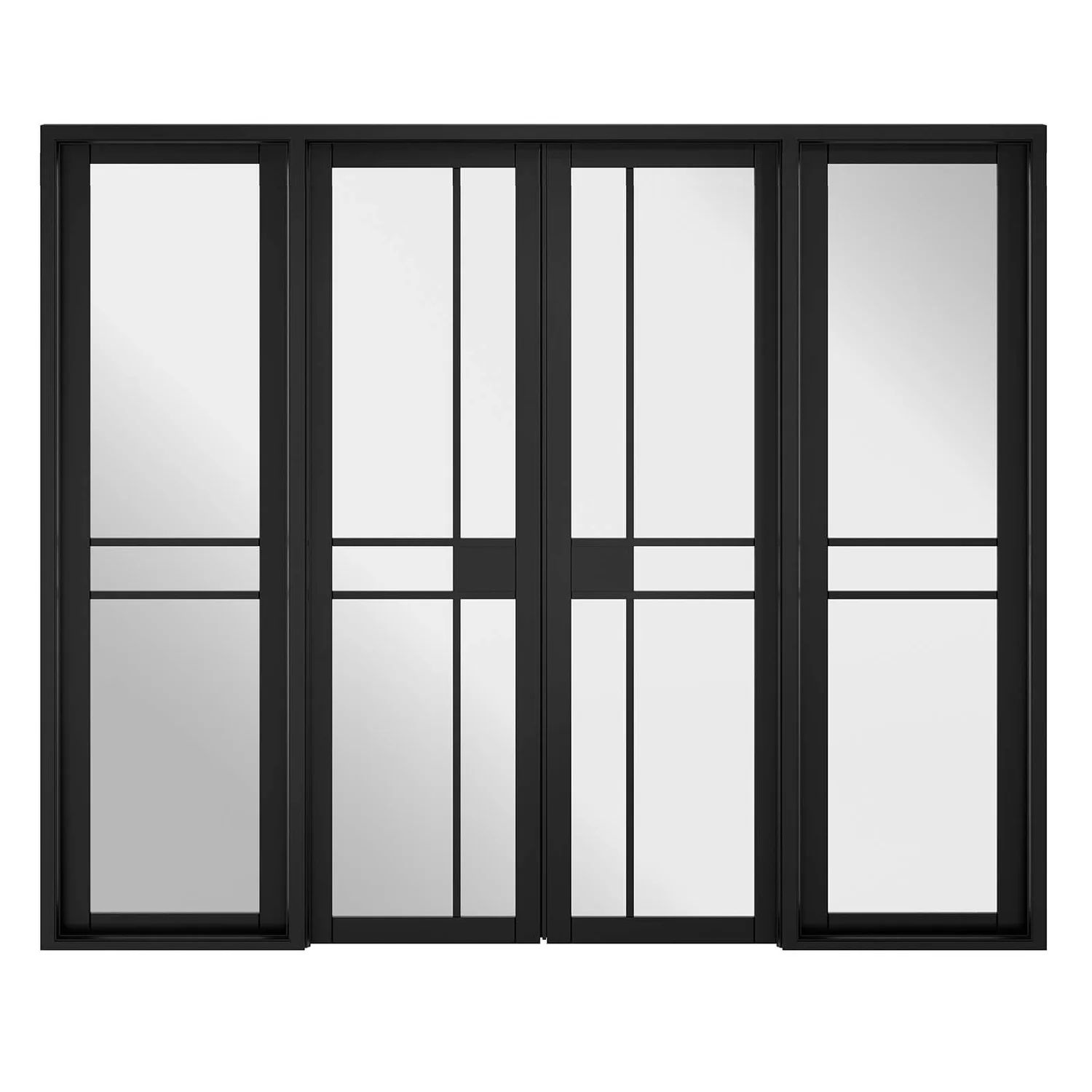 Greenwich - W8 Room Divider - Black - 2031 X 2478 X 35mm - Image 2