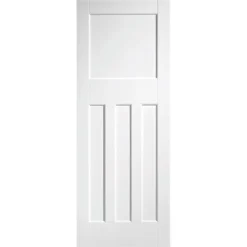 30's Style - White Primed Internal Fire Door - 1981 X 686 X 44mm