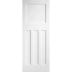 30's Style - White Primed Internal Fire Door - 1981 X 838 X 44mm