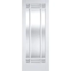 Manhattan - Glazed White Primed Internal Door - 1981 X 838 X 35mm