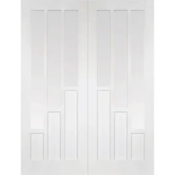 Coventry - Glazed White Primed Internal Door - 1981 X 1372 X 40mm
