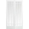 Manhattan - Glazed White - Primed Internal Door - 1981 X 1372 X 40mm