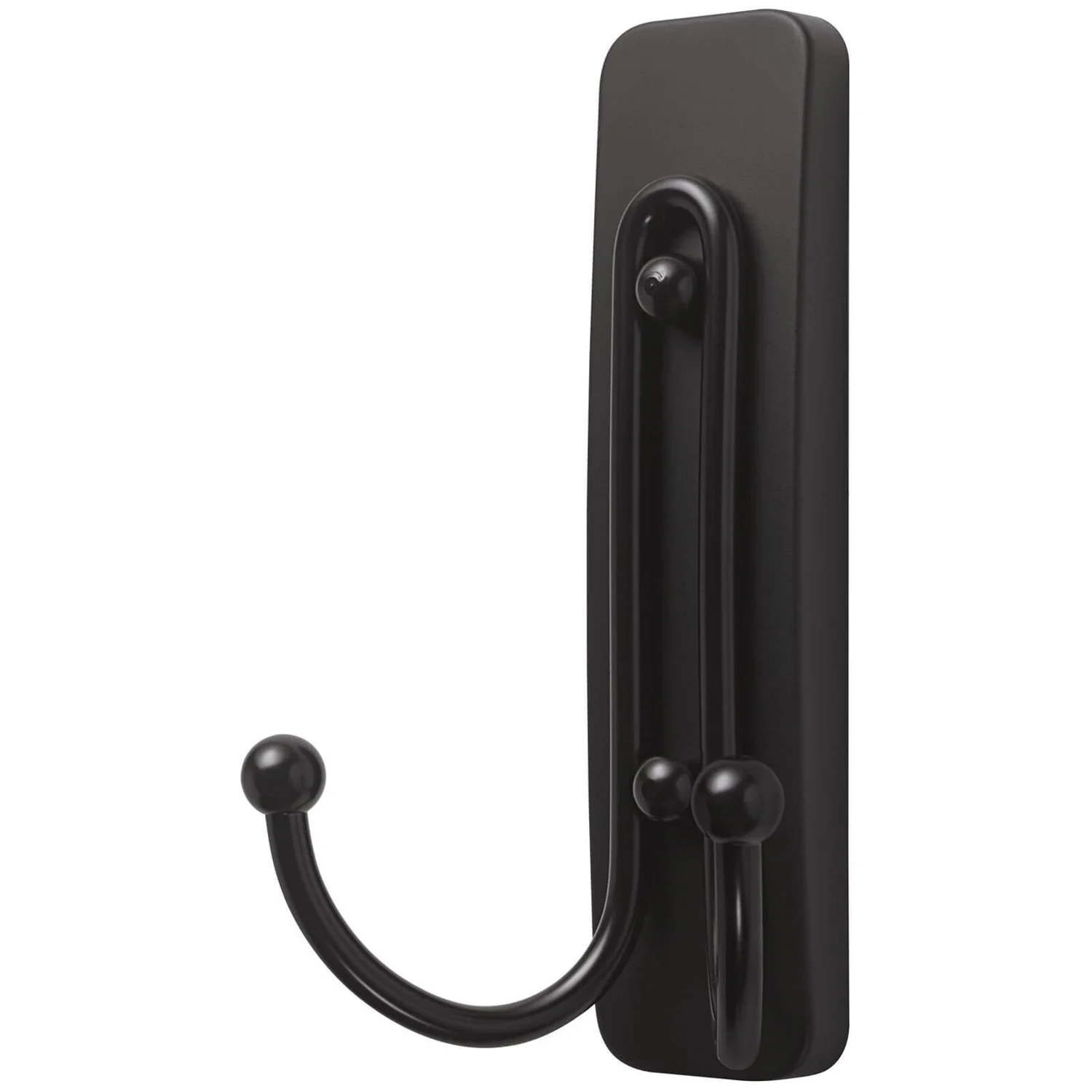 Command Large Self Adhesive Double Hook - Matte Black - Image 6