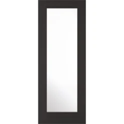 Diez - Black - Clear Glazed Internal Door - 1981 X 762 X 35mm