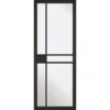 Greenwich - Black - Glazed Internal Door - 1981 X 762 X 35mm