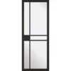 Greenwich - Black - Glazed Internal Door - 1981 X 838 X 35mm