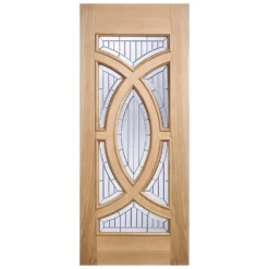 Majestic - Glazed Oak - Exterior Door - 1981 X 762 X 44mm