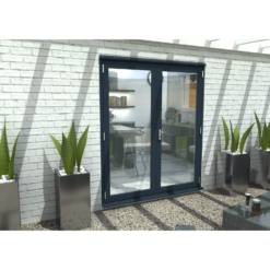 Rohden French Door Set 1800mm - Grey