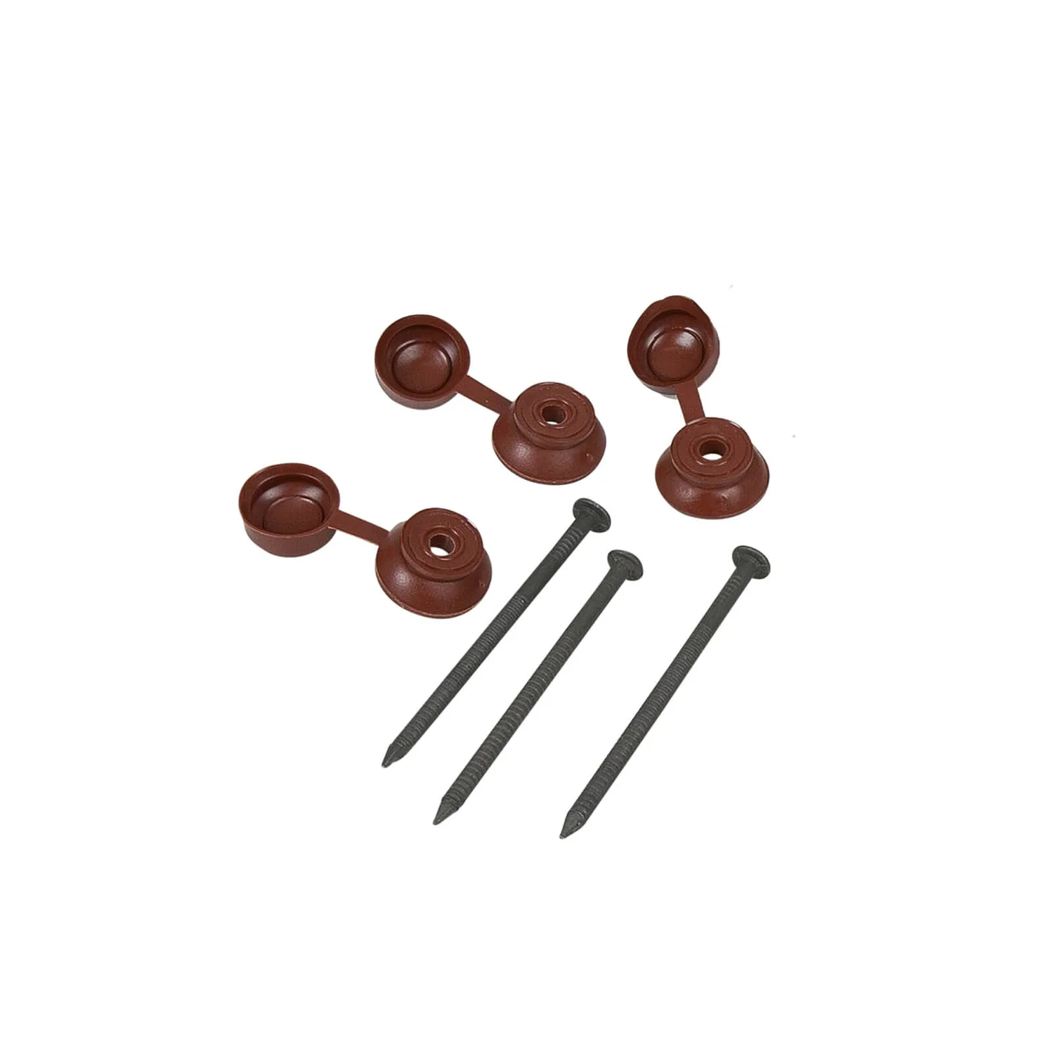 Red Coroline Fixings - 5 Packs Of 20