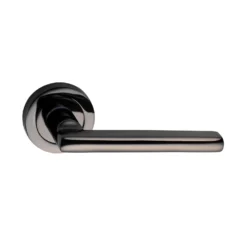 Sandleford Capri Lever On Rose Set - Black Nickel
