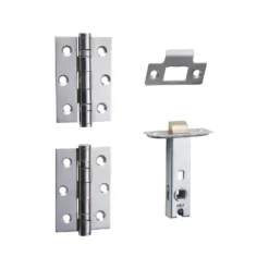 Sandleford 75mm Premium Door Latch Pack - Polished Chrome