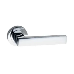 Sandleford Overton Lever On Rose Set - Polished Chrome