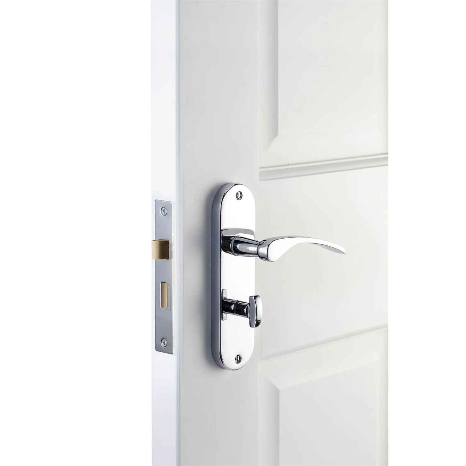 Sandleford Moreton Bathroom Lever Set - Polished Chrome - Image 2
