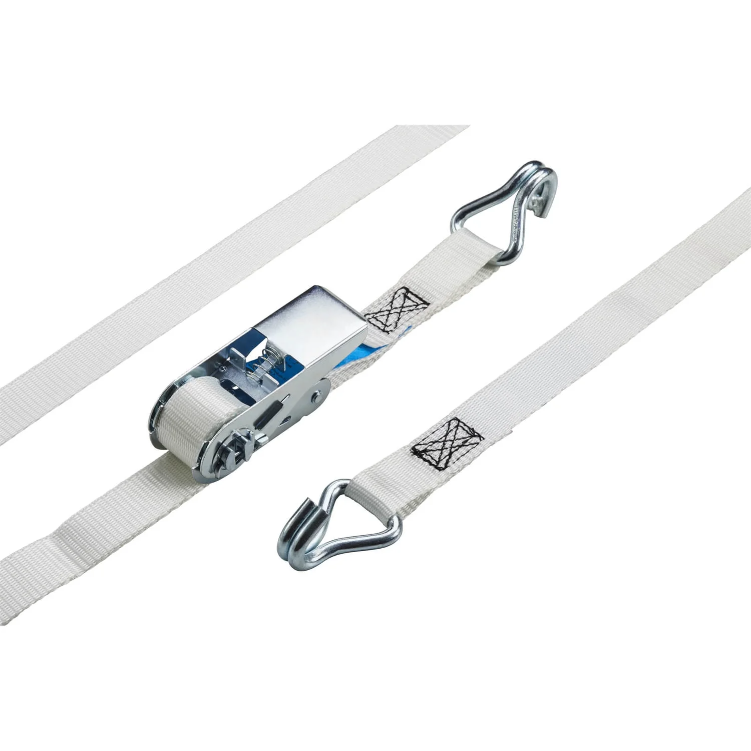 None 600kg Eco-friendly J-Hook Ratchet Tie Down 25mmx5m - Image 2