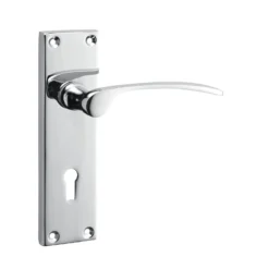 Sandleford Hartwell Lock Lever Set - Polished Chrome
