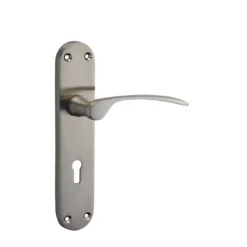 Sandleford Denton Lock Lever Set - Brushed Nickel