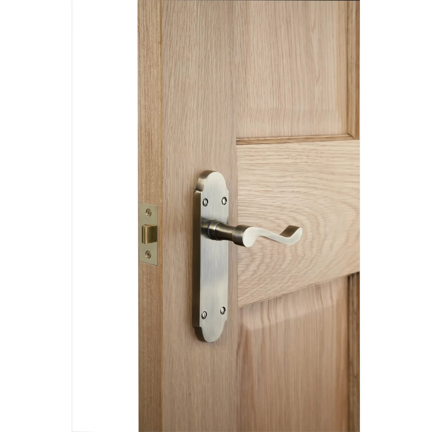 Sandleford Fawley Latch Lever Set - Antique Brass - Image 2