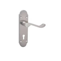 Sandleford Fawley Lock Lever Set - Brushed Nickel