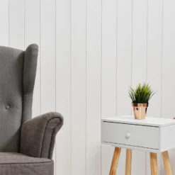 None Premium Timber Cladding SertiWOOD White Wax - White Wash (248 Pack) 65.1m2