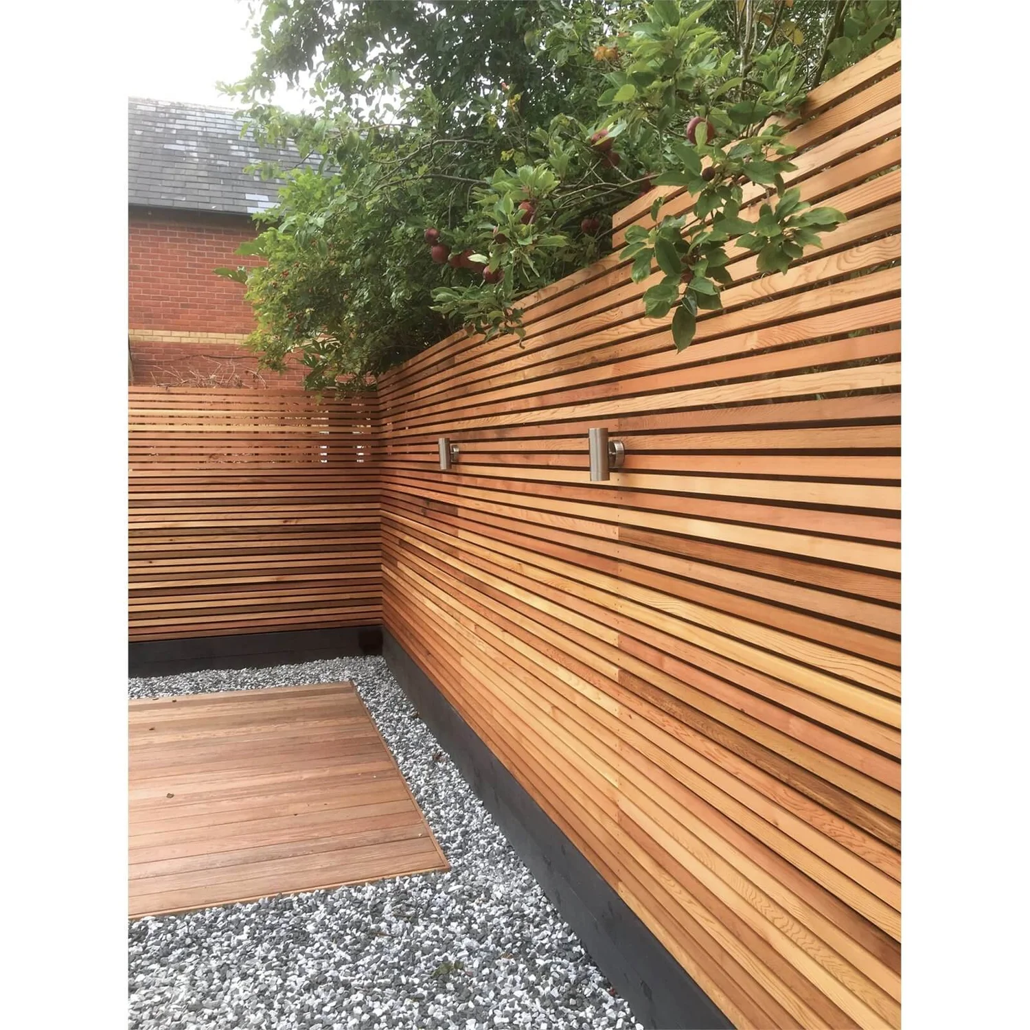 None Western Red Cedar SertiWOOD Battens-Screen Slats Contemporary Fence (441 Pack) 34.6m2