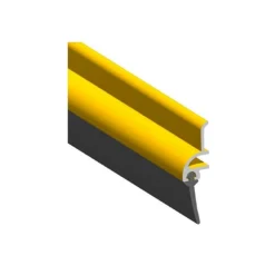 Stormguard Rubber Door Bottom Strip Draught Excluder - Gold Effect