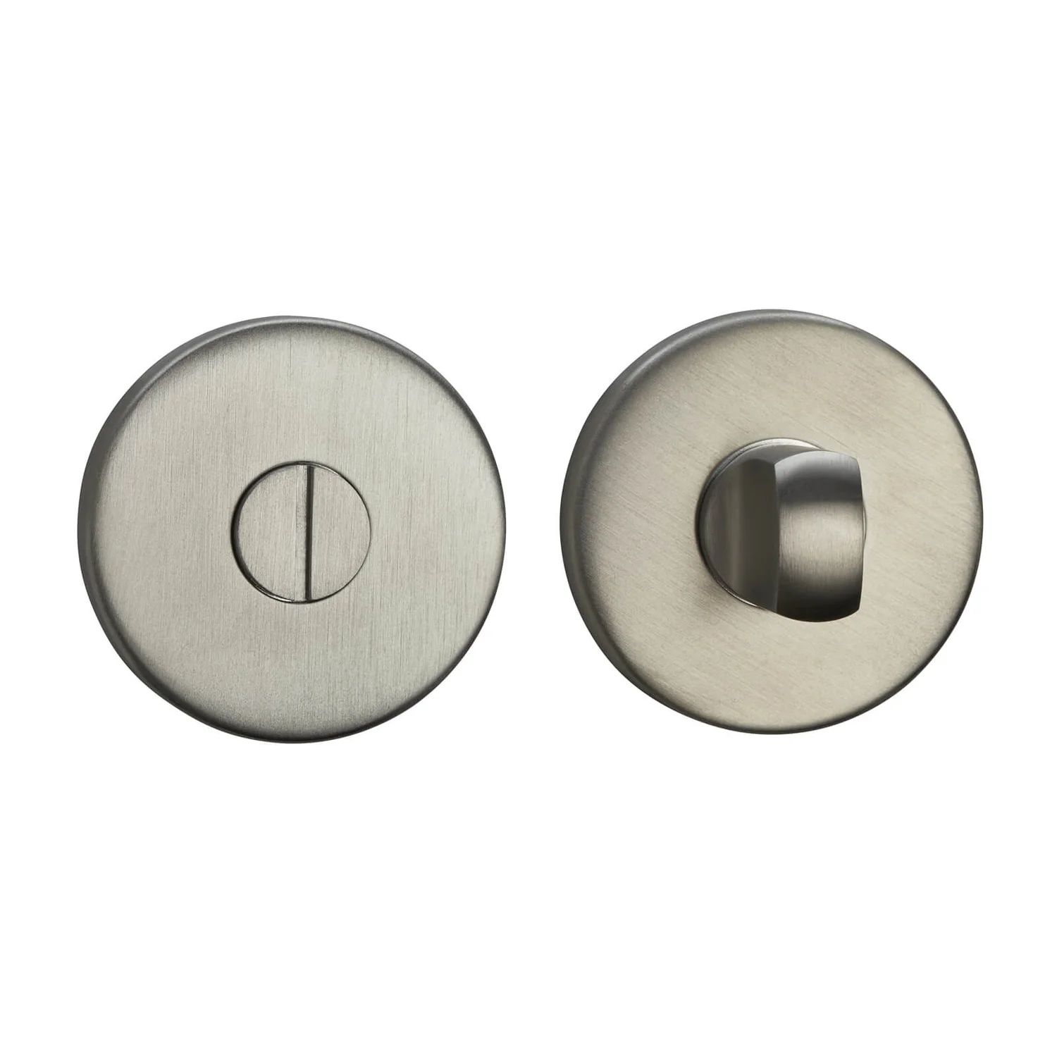 Sandleford Round Bathroom Escutcheon - Brushed Stainless Steel