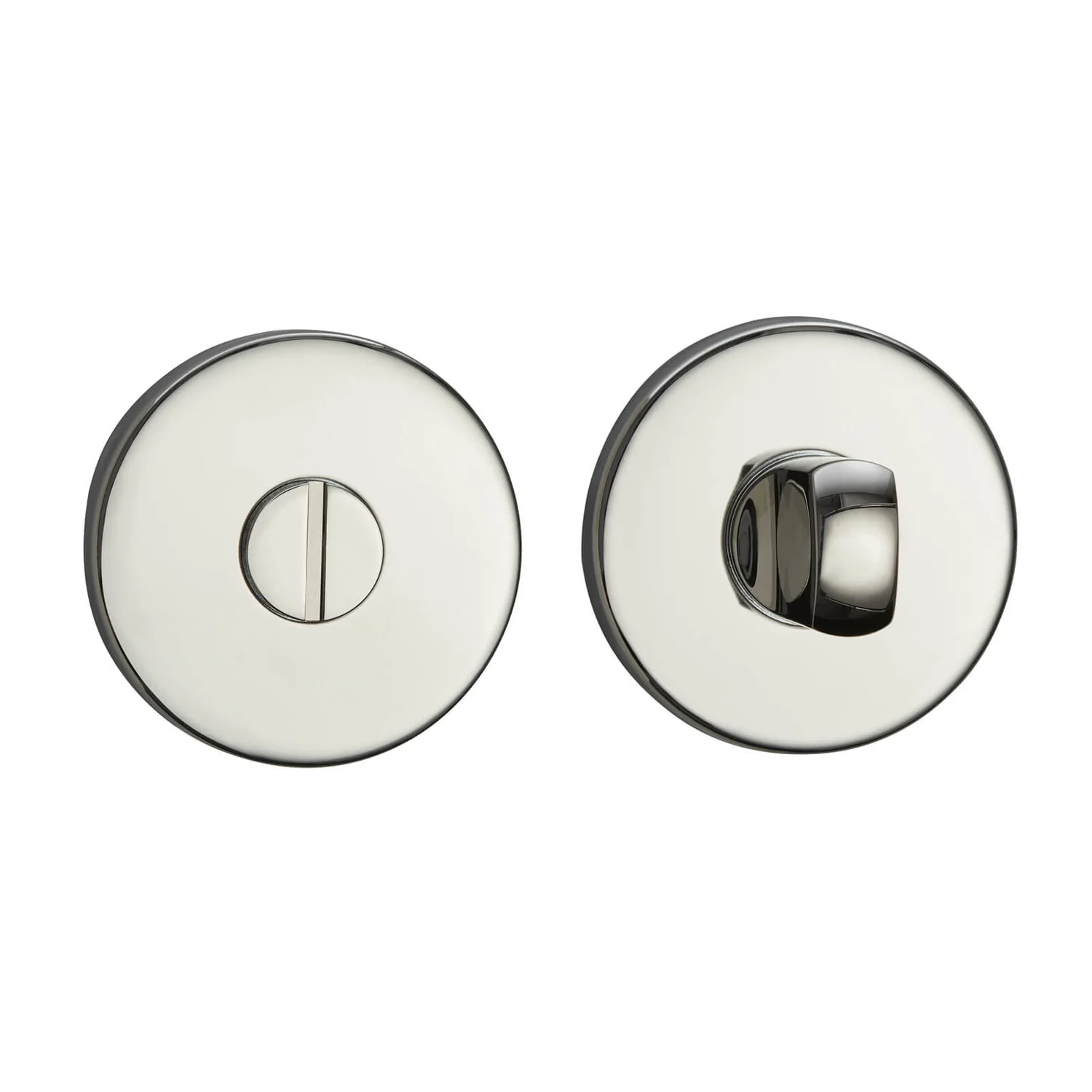 Sandleford Round Bathroom Escutcheon - Polished Stainless Steel