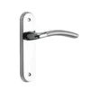Sandleford Winslow Latch Lever Set - Dual Tone Polished & Brushed Chrome