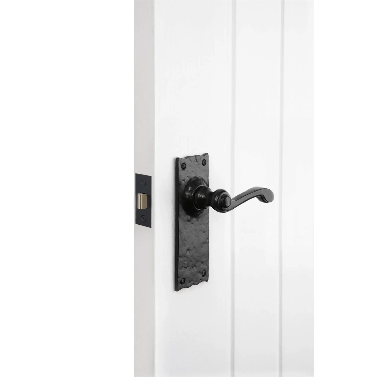 Sandleford Ludlow Latch Lever Set - Black Iron - Image 2