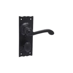Sandleford Ludlow Bathroom Lever Set - Black Iron