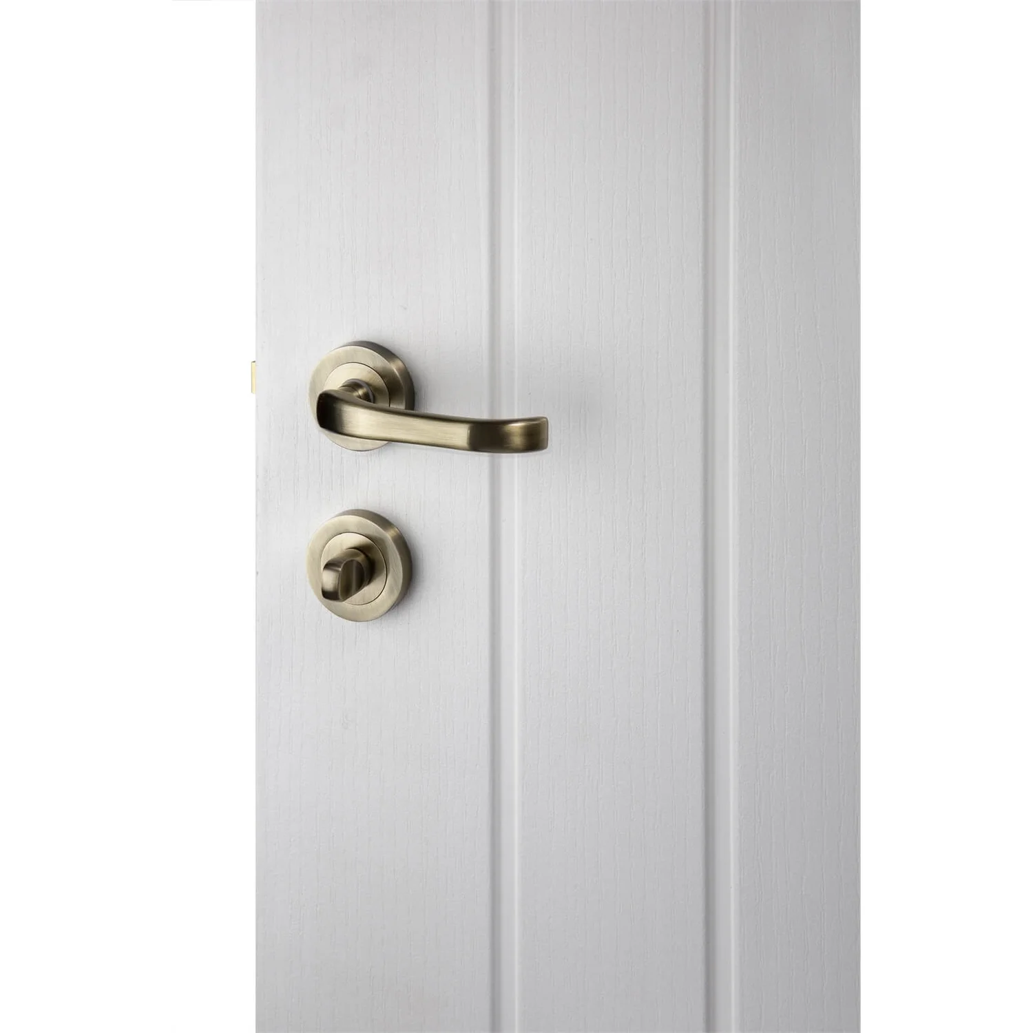 Sandleford Round Bathroom Escutcheon - Antique Brass - Image 2