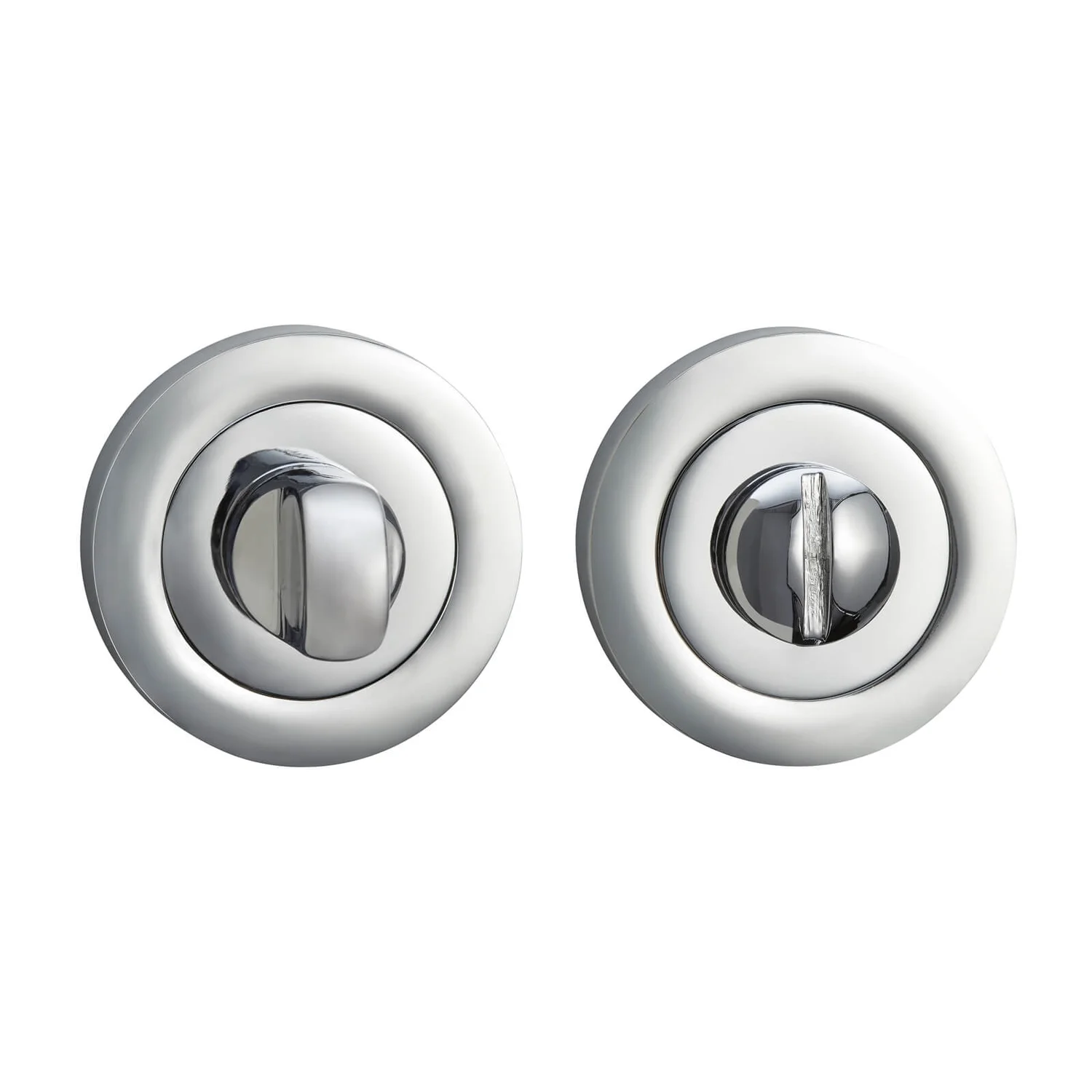 Sandleford Round Bathroom Escutcheon - Polished Chrome