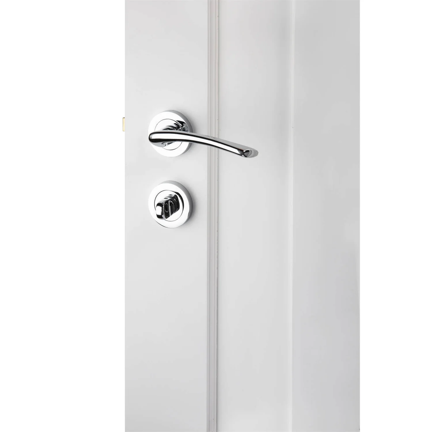 Sandleford Round Bathroom Escutcheon - Polished Chrome - Image 2