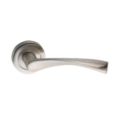 Sandleford Rinovia Lever On Rose Set - Brushed Nickel