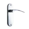Sandleford Moreton Latch Lever Set - Polished Chrome