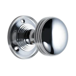 Sandleford Edgeworth Mortice Knob Set - Polished Chrome