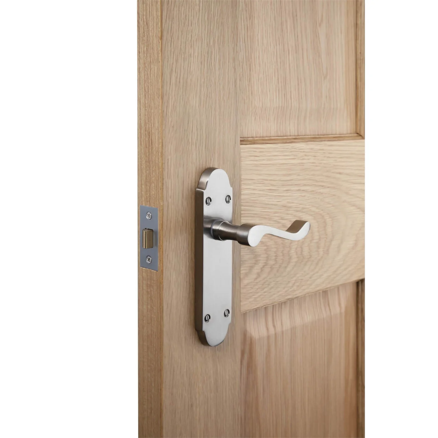 Sandleford Fawley Latch Lever Set - Brushed Nickel - Image 2