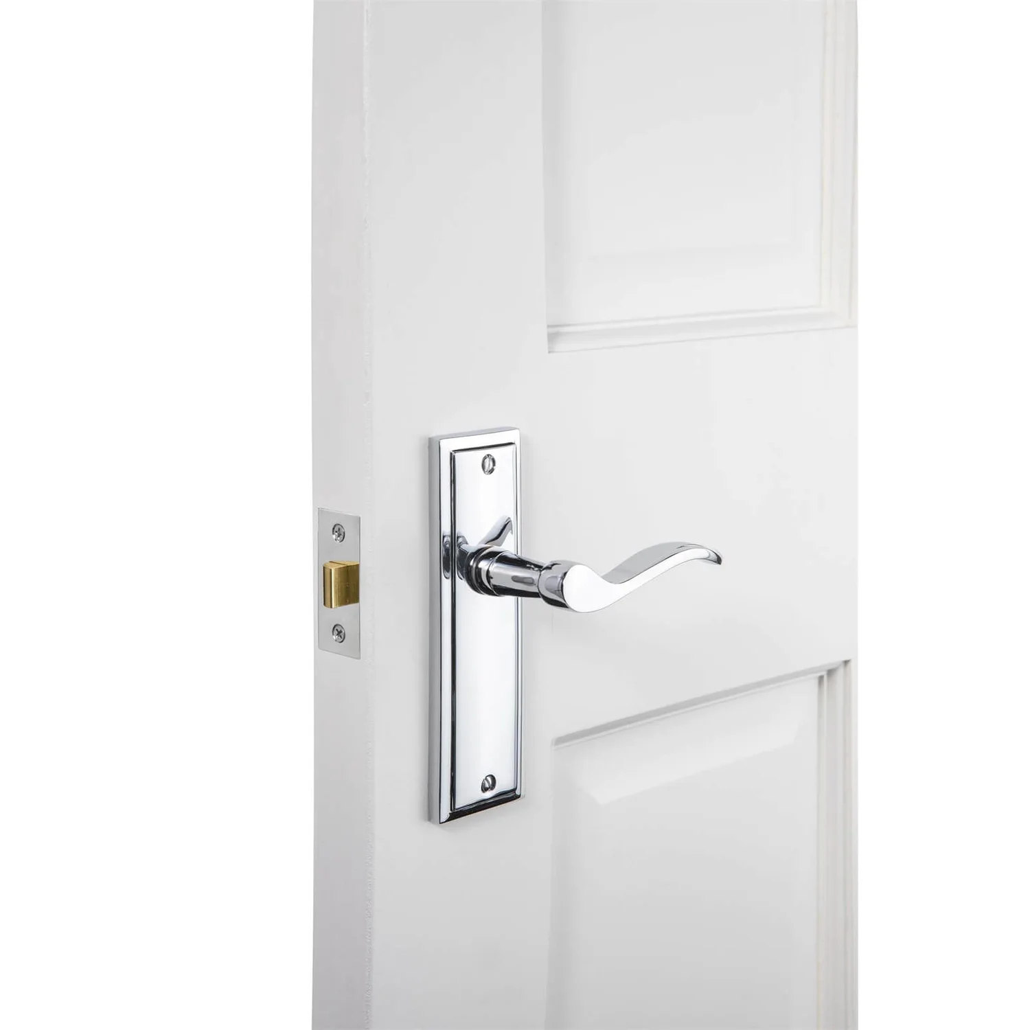 Sandleford Lupton Latch Lever Set - Polished Chrome - Image 2