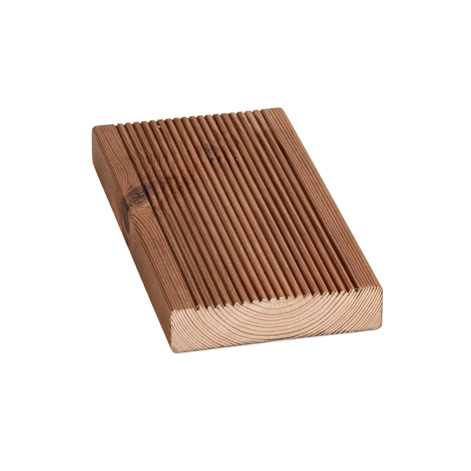 None Brown Treated Softwood Decking 28x120x2.4 (Pack Of 4) - Image 3