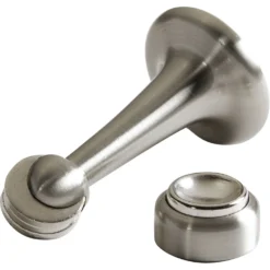 None Door Stop - Satin Nickel