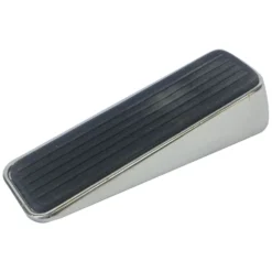None Polished Chrome Door Wedge