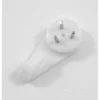 None Medium Hardwall Picture Hook - White - 5 Pack